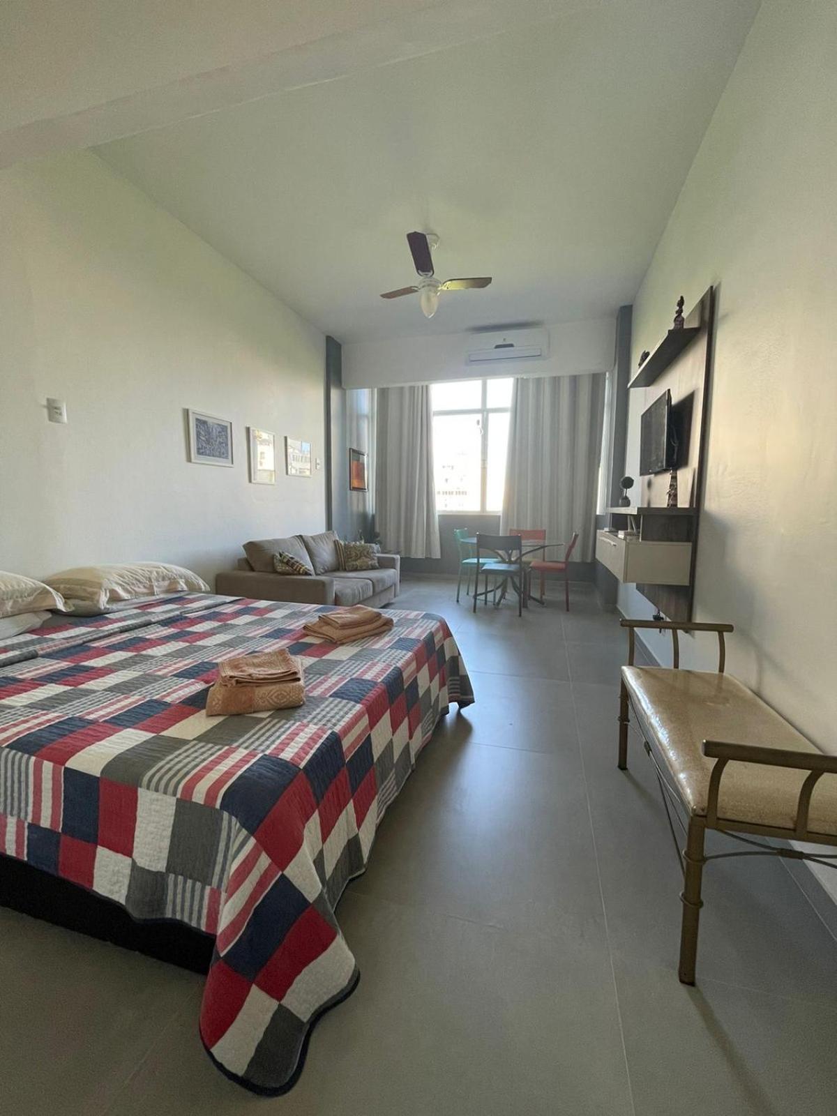 Apartemen Confortavel Apto Cama Queen E Sofa Cama - Copacabana